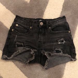 Size 10, 7 for all man kind jean shorts